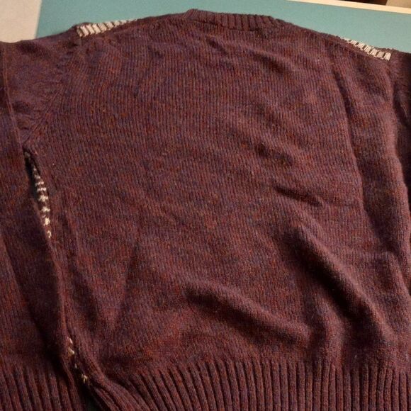 Vintage Blake & Manley Men's XL Shetland Wool Blend Sweater - Picture 6 of 7